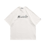 Blackair T Shirt Summer Short Sleeve Loose round Neck T-shirt