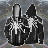 Men Spider Hoodie Venom Spider-Man Zipper Hooded Sweatshirt