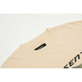 Present T Shirt Shark Print Distressed Loose Heavy Cotton