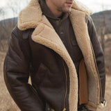 Beaver Coat Men Men's Clothing Jacket Long-Sleeved Fur