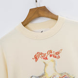 Rrr123 Sweatshirt Joint Name Fog Personality Printed Crew Neck Sweatshirt