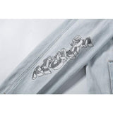 Off White Jacket Ow Letter Printed Arrow Washed Do The Old Cowboy Coat Owt