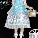 Gothic Lolita Harajuku Style Clothing Fantasy Amusement Park Sling JSK Dress