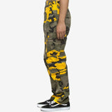 Sweatpants Dafeili Yellow BDU Camouflage Cargo Pants Hiphop Loose Feet Hip Hop European and American Style High Street Men's Pants
