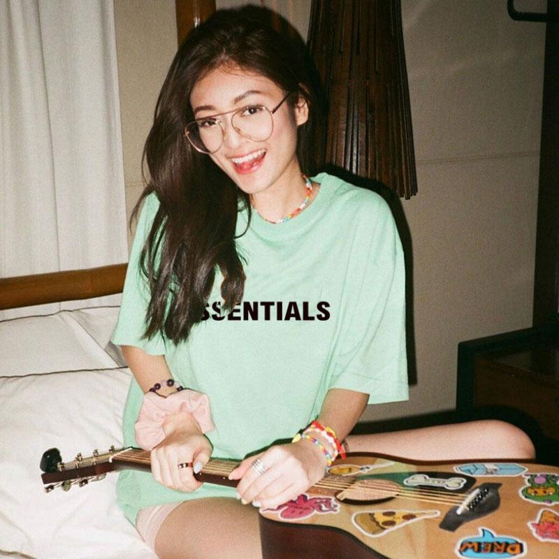 Fog Letter High Street Fashion Fashion Brand Loose Short Sleeve Tshirt Fear Of God