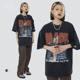 Blackair T Shirt Vintage Summer Short Sleeve T-shirt