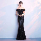 Sequin Evening Dress Evening Dress Summer Fishtail Gown