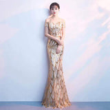 Sequin Evening Dress Evening Dress Summer Fishtail Gown