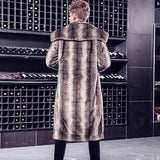 Beaver Coat Men Autumn and Winter Lapel Slim Fit Winter Clothing Coat