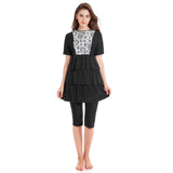 Burkini Swimwear Muslim Fashion Outfits Ladies Conservative Beach Swimsuit Sun Protection Beachwear