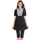 Burkini Swimwear Muslim Fashion Outfits Ladies Conservative Beach Swimsuit Sun Protection Beachwear