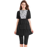 Burkini Swimwear Muslim Fashion Outfits Ladies Conservative Beach Swimsuit Sun Protection Beachwear