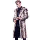 Beaver Coat Men Autumn and Winter Lapel Slim Fit Winter Clothing Coat