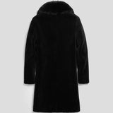 Beaver Coat Men's Collar Fur Coat Slim Fit Marten Overcoats