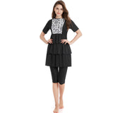 Burkini Swimwear Muslim Fashion Outfits Ladies Conservative Beach Swimsuit Sun Protection Beachwear
