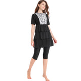 Burkini Swimwear Muslim Fashion Outfits Ladies Conservative Beach Swimsuit Sun Protection Beachwear