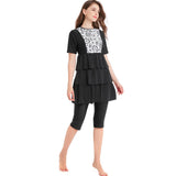 Burkini Swimwear Muslim Fashion Outfits Ladies Conservative Beach Swimsuit Sun Protection Beachwear