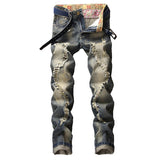 J Shaped Jeans Autumn and Winter Trade Men's Jeans Men's Slim Fit