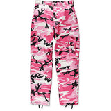 Hip Hop Camoufiage Print Savage Orange Camo Cargo Pants Dafeili Camouflage Autumn and Winter Harajuku Style Street All-Match Retro Workwear Pants Tide