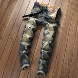 J Shaped Jeans Autumn and Winter Trade Men's Jeans Men's Slim Fit