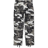 Hip Hop Camoufiage Print Savage Orange Camo Cargo Pants Dafeili Camouflage Autumn and Winter Harajuku Style Street All-Match Retro Workwear Pants Tide