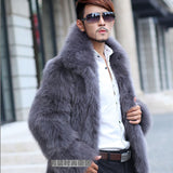 Beaver Coat Men's Coat Fox Fur Fur Men's Fur