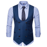 Mens Dress Vests Men's Vest Casual Jacket Business Waistcoat Fall Winter Men Leisure Suit