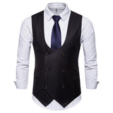 Mens Dress Vests Men's Vest Casual Jacket Business Waistcoat Fall Winter Men Leisure Suit