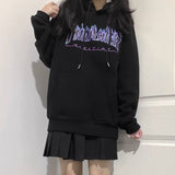 Thrasher Hoodie Flame American Style Loose Hooded Sweater for Men and Women Autumn and Winter