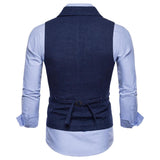 Tuxedo Vests Men Suit Vest Men's Fall Casual Vest