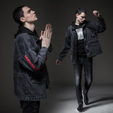 Cotton Solid Men'S Denim Trucker Jacket Mens Spring Autumn Casual Slim Fit Bomber Jackets Men Jean Coat Mens Outwear Male Cowboy Denim Jacket