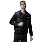 Cotton Solid Men's Denim Trucker Jacket Mens Spring Autumn Casual Slim Fit Bomber Jackets Men Jean Coat Mens Outwear Male Cowboy Versatile