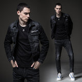 Cotton Solid Men's Denim Trucker Jacket Mens Spring Autumn Casual Slim Fit Bomber Jackets Men Jean Coat Mens Outwear Male Cowboy Versatile