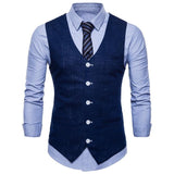 Tuxedo Vests Men Suit Vest Spring Concise Men's Casual Vest