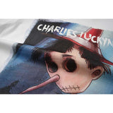 Charlie Luciano T Shirt Dark Fairy Tale Series Scarecrow Cotton Loose Couple