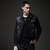 Cotton Solid Men's Denim Trucker Jacket Mens Spring Autumn Casual Slim Fit Bomber Jackets Men Jean Coat Mens Outwear Male Cowboy Versatile