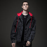 Cotton Solid Men's Denim Trucker Jacket Mens Spring Autumn Casual Slim Fit Bomber Jackets Men Jean Coat Mens Outwear Male Cowboy Clothes