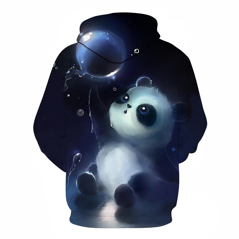 Skeleton Hoodie Autumn and Winter Panda 3D Printed Hoodie