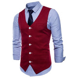 Tuxedo Vests Men Suit Vest Spring Concise Men's Casual Vest