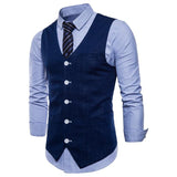 Tuxedo Vests Men Suit Vest Spring Concise Men's Casual Vest