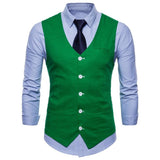 Tuxedo Vests Men Suit Vest Spring Concise Men's Casual Vest