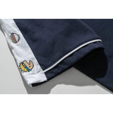 Men T Shirt Summer Casual Tops Men's Clothes Summer Wear Vintage Men's Short Sleeve Casual Loose Multicolor Printing Fake Two-Piece T-shirts