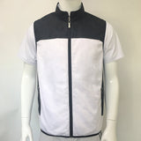 Men's Golf Vest Sports Slim Jacket Men's Sport Leisure Vest Golf Autumn and Winter Clothing Men's Stitching