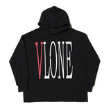 Vlone Hoodie Popular Hooded Pure Cotton Sweater Letter Autumn and Winter Clothing