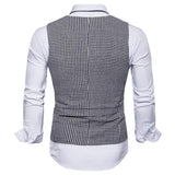 Mens Dress Vests Men's Vest Casual Jacket Business Waistcoat Men's Suit Vest Casual and Comfortable