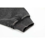 Present Hoodie Jumping Woman Vintage Print Distressed Hooded Sweater