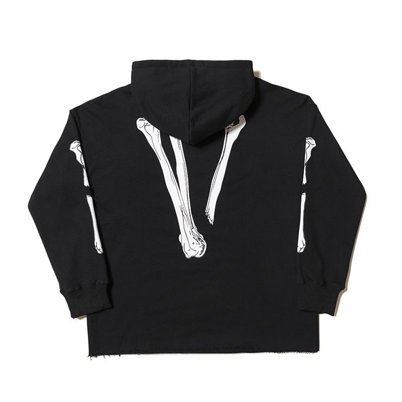 Vlone Hoodie Fall/Winter Hoodie Coat Large Size Retro Sports Fashion Brand