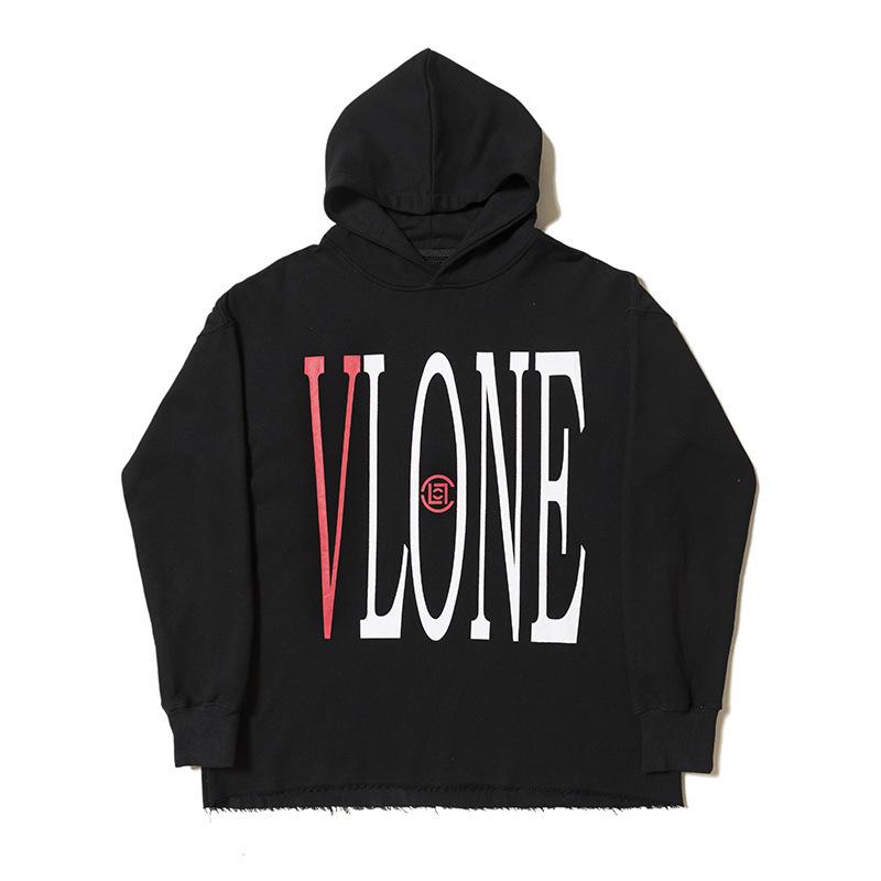 Vlone Hoodie Autumn and Winter Popular Printed Hoodie Sweater Star Men's Coat
