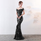 Sequin Evening Dress Sequined Evening Dress Slim Dress