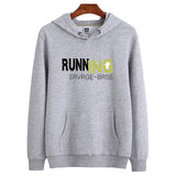 Slogan Graphic Hoodie Printed Sweater